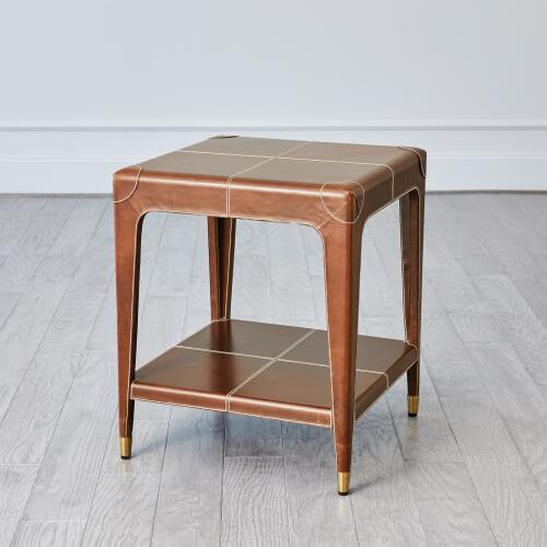 Emporium Home Tiburtina End Table-Saddle