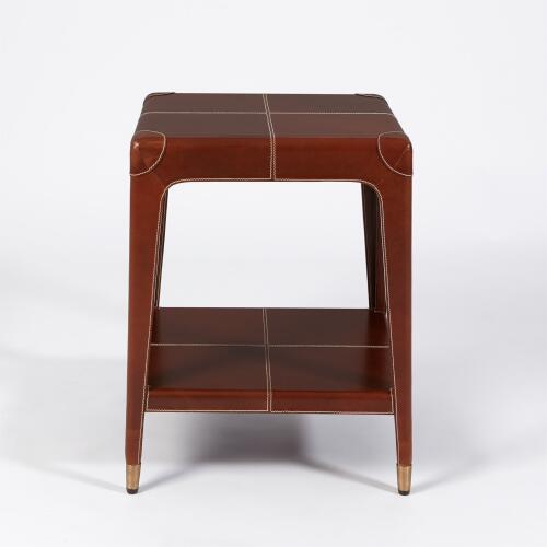 Emporium Home Tiburtina End Table-Saddle