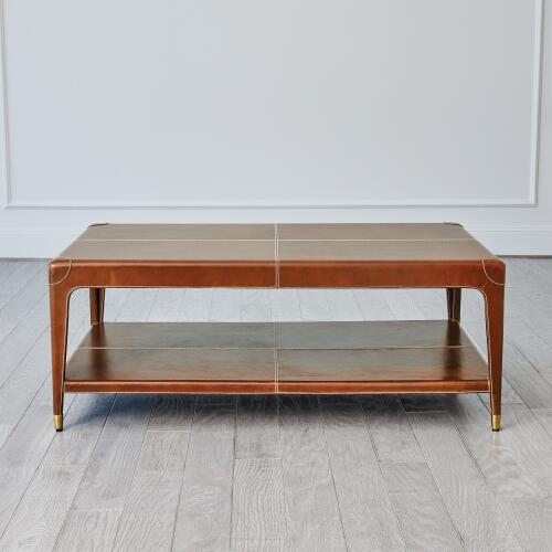 Emporium Home Tiburtina Cocktail Table-Saddle