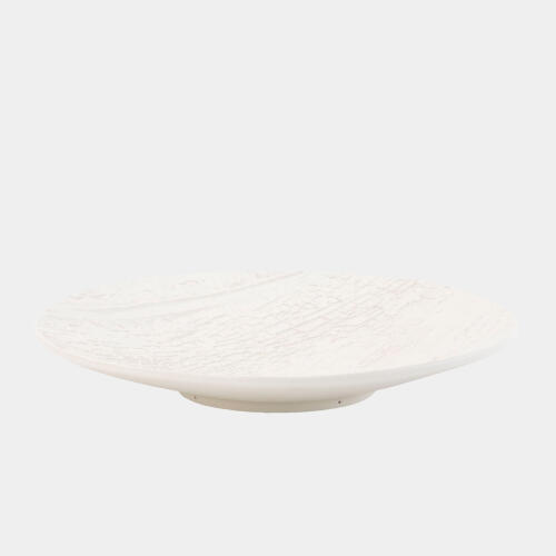 Rhytidome Texture Charger-Matte White