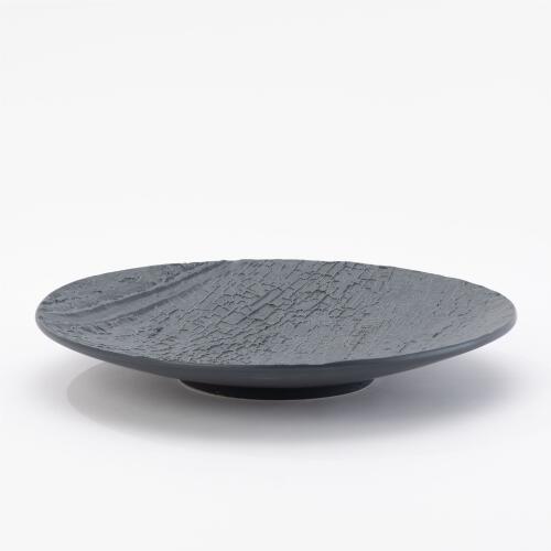 Tree Texture Charger-Matte Black