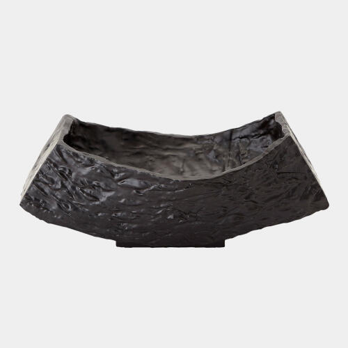 Rhytidome Texture Bowl-Matte Black