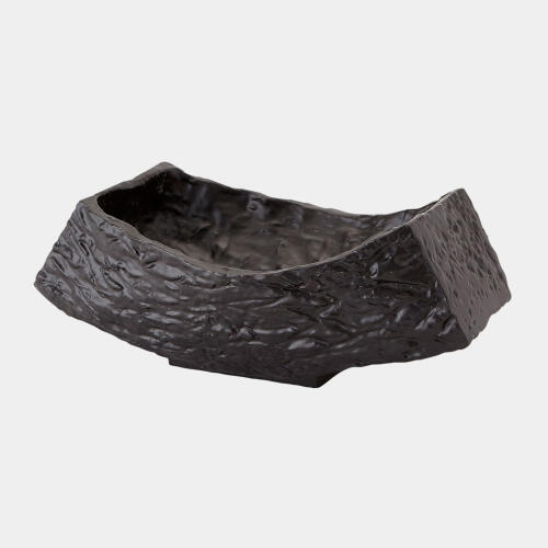 Rhytidome Texture Bowl-Matte Black